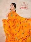 Minakshi 07 By Kashvi Printed Georgette Sarees Wholesale Shop In Surat